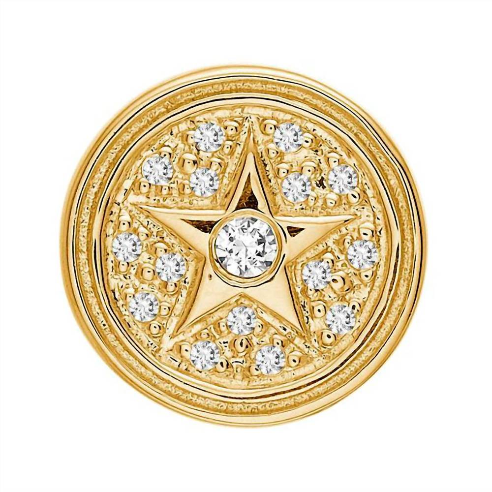 NEW STORY JEWELLERY women's happy universe charm in gold